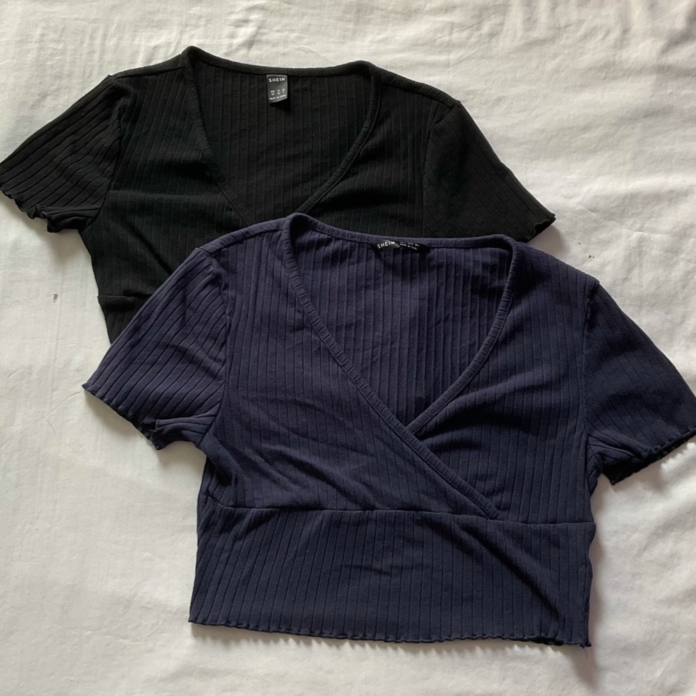 cropped lettuce trim tee